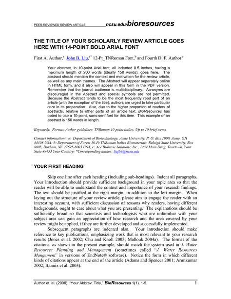 how to write an academic journal article review